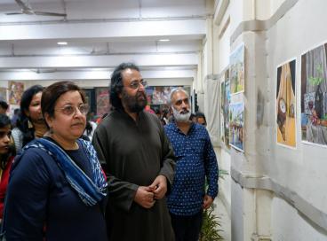 Interaction with Artist Vijender Sharma