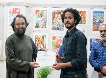 Interaction with Artist Vijender Sharma