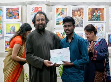 Interaction with Artist Vijender Sharma