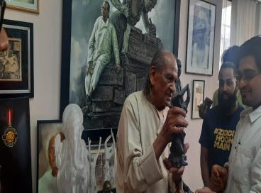Visit to Studio of Padma Bhushan Ram Vanji Sutar Ji 