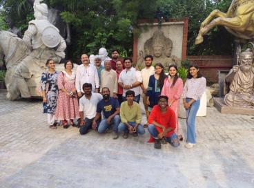 Visit to Studio of Padma Bhushan Ram Vanji Sutar Ji 